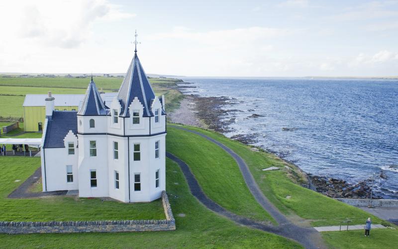 The Inn has stunning views across the Pentland Firth