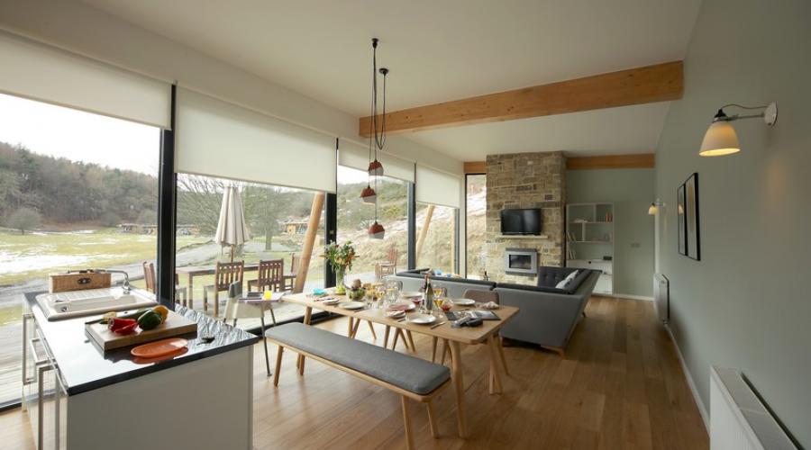En-suite lodge living area