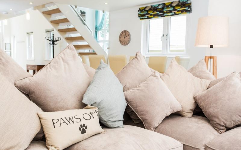 Relax inside the plush three bedroomed, luxury villa