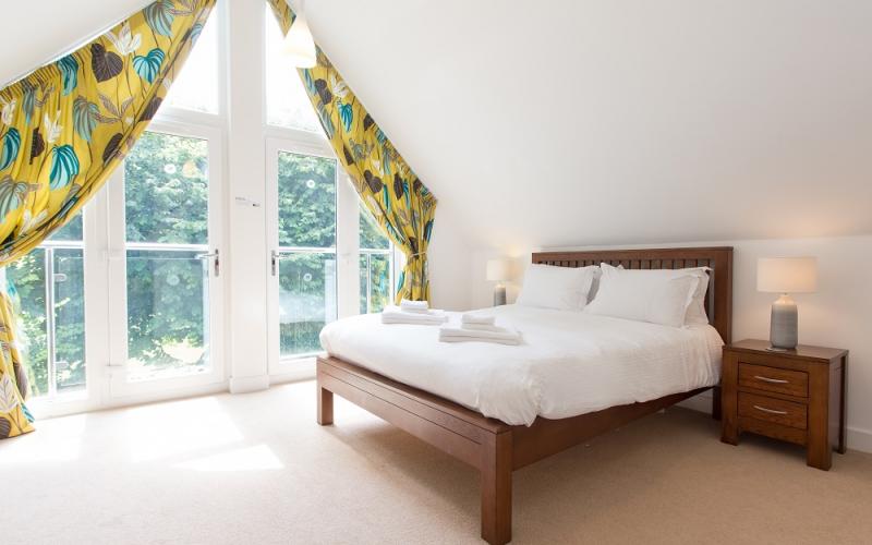 Double bedroom in three bedroomed, luxury villa